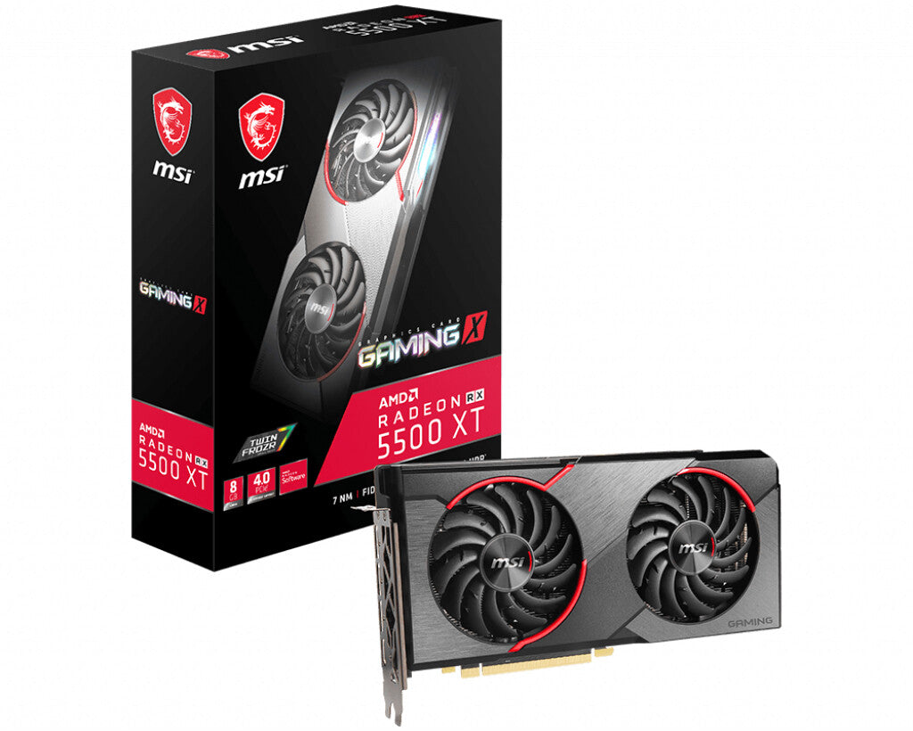 MSI GAMING RX 5500 XT X 8G AMD Radeon RX 5500 XT 8 GB GDDR6
