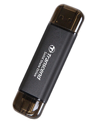 Transcend ESD310C Thunderbolt technology 512 GB USB Type-A to USB Type-C USB 3.2 Gen 2x2 Black