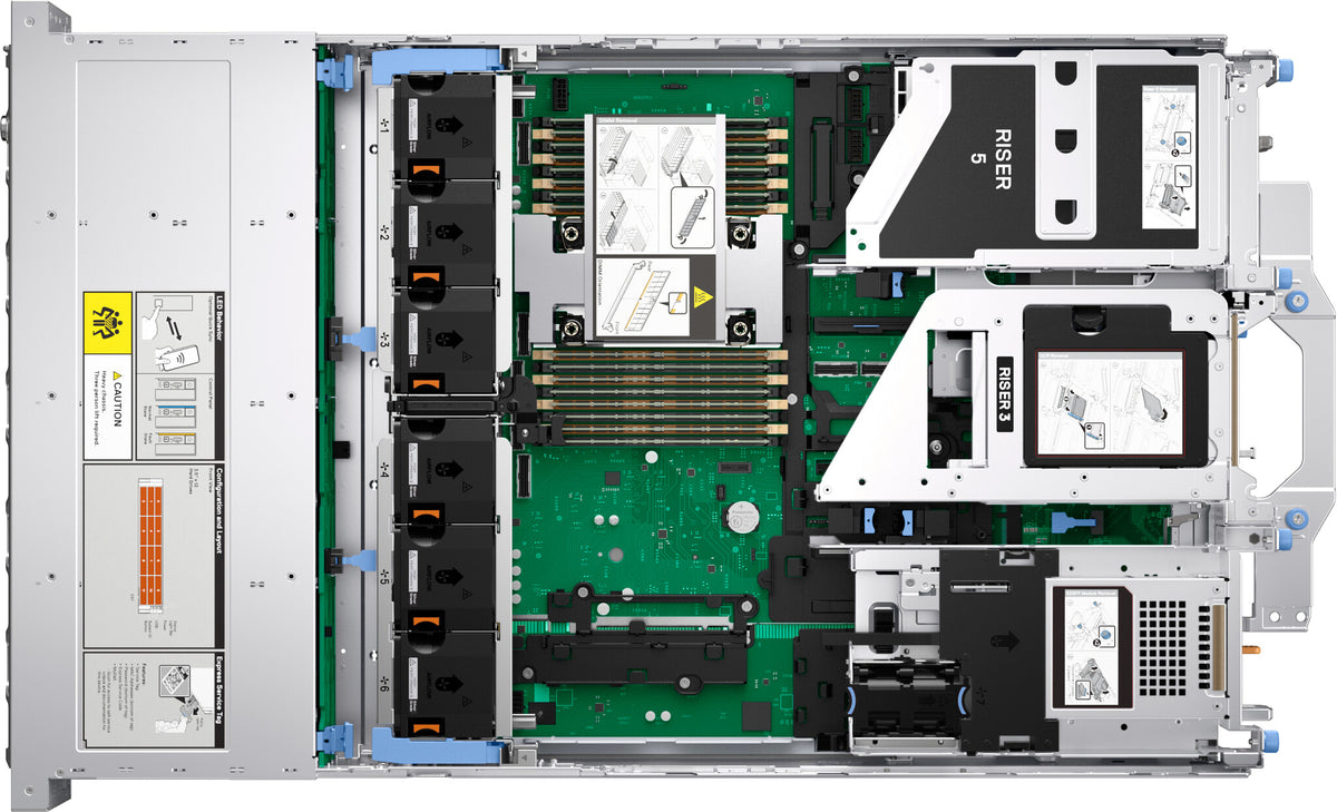 DELL PowerEdge R570 server 960 GB Rack (2U) Intel Xeon 6 6507P 3.5 GHz 32 GB DDR5-SDRAM 1100 W