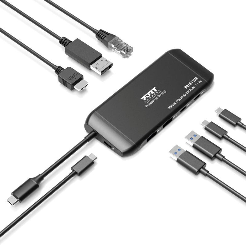 Port Designs PORT Connect Mobile docking station 1 X 4K USB-C 7 devices 100W