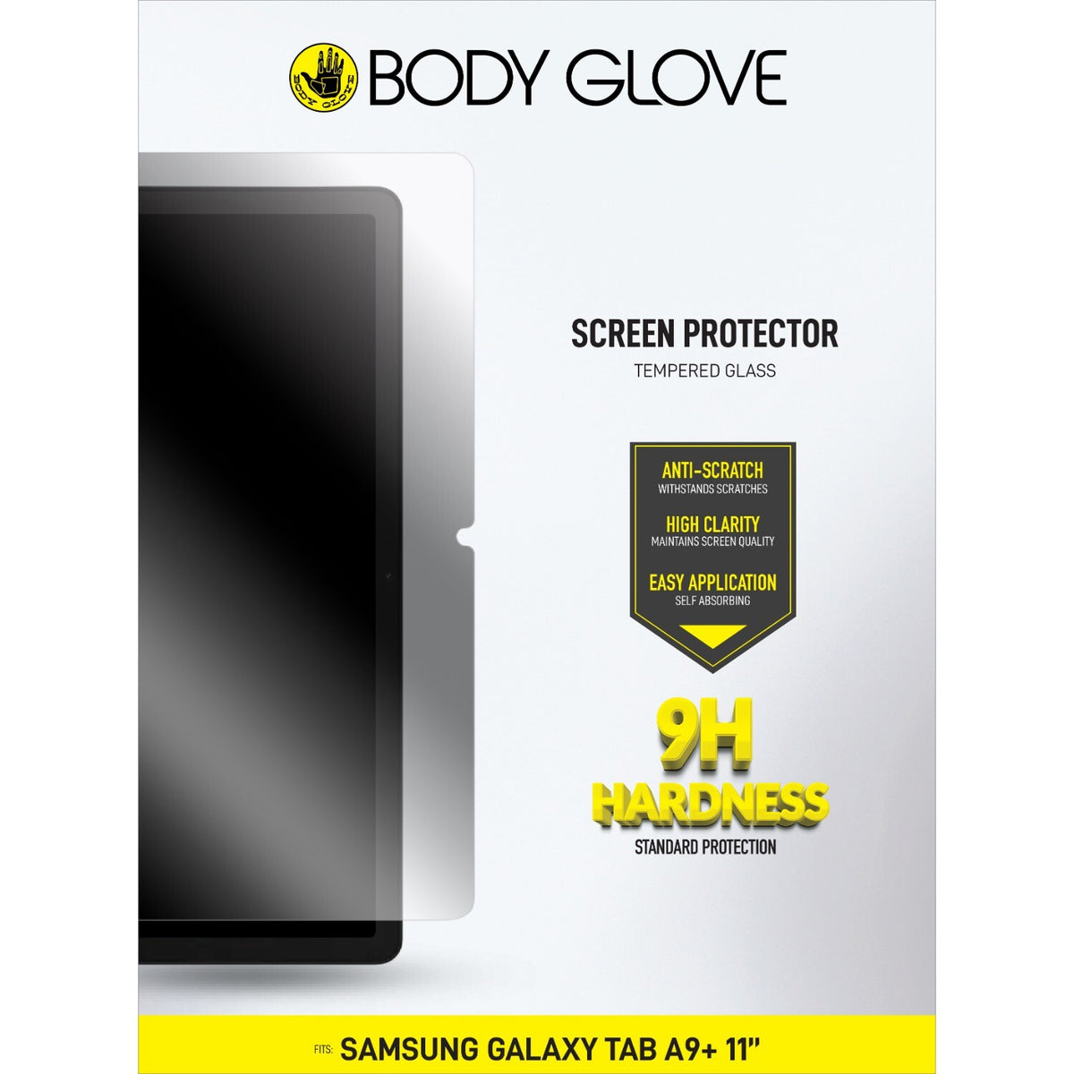 Bodyglove Body Glove Tempered Glass Screen Protector - Samsung Galaxy Tab A9+ - Clear