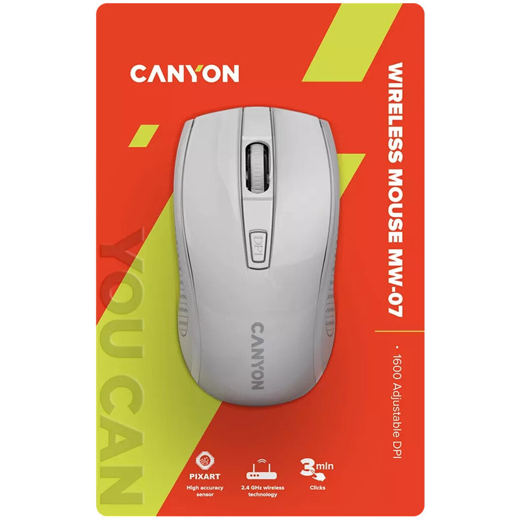 Canyon MW-7 mouse Right-hand RF Wireless Optical 1600 DPI