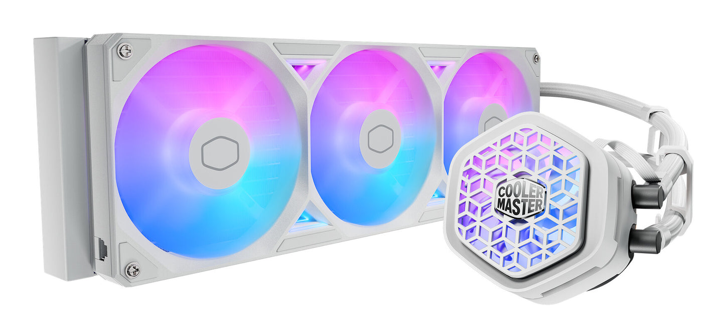 Cooler Master MasterLiquid Atmos II 360 VRM Fan White Processor Liquid cooling kit 12 cm 1 pc(s)