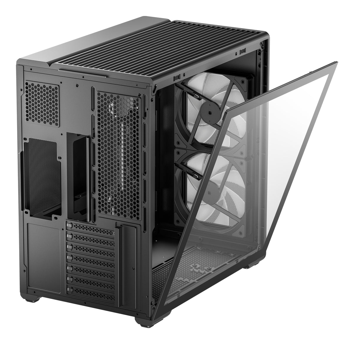 DeepCool CG590 MESH 2F Midi Tower Black