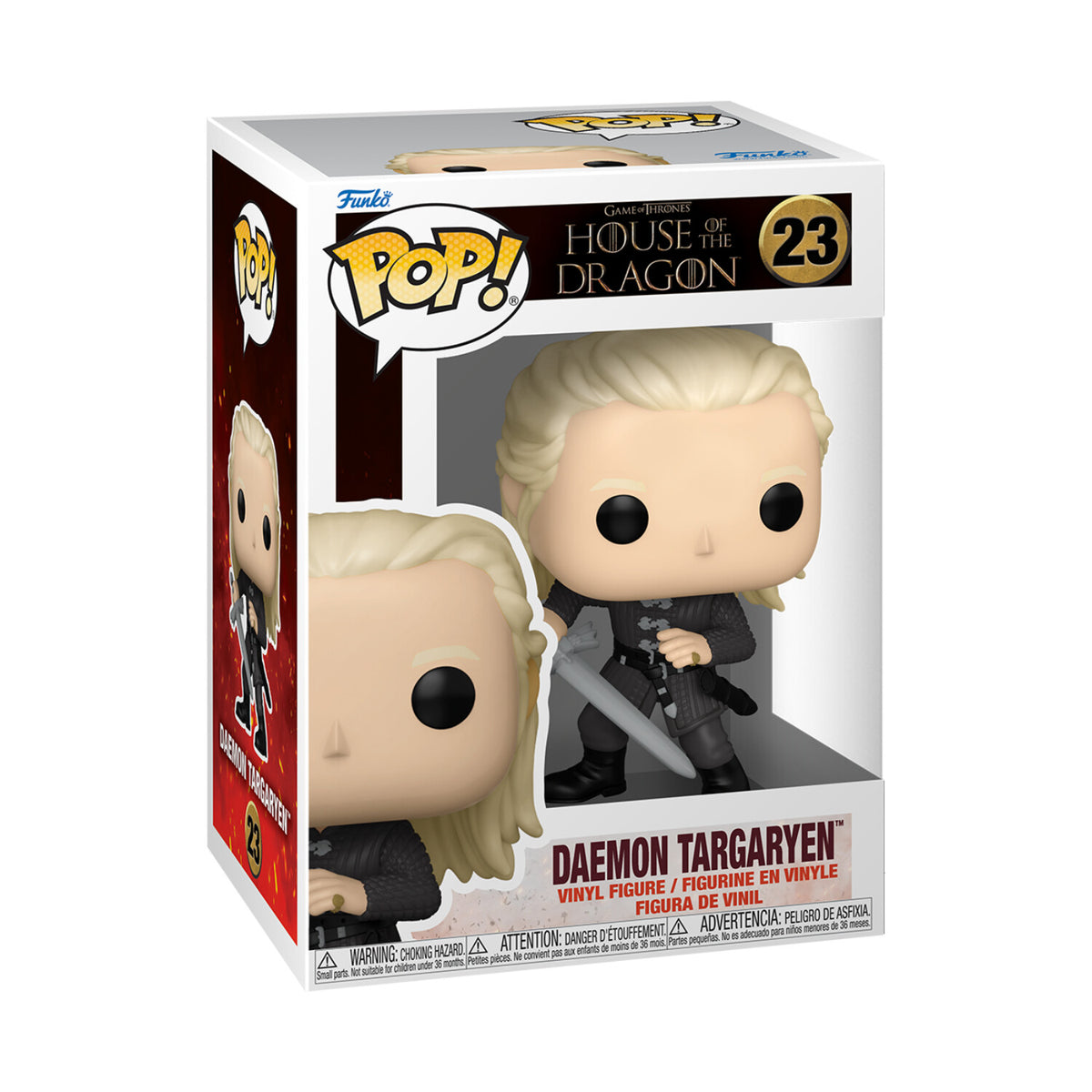 Funko Pop!: Game Of Thrones House Of The Dragon - Daemon Targaryen With Dark Sister
