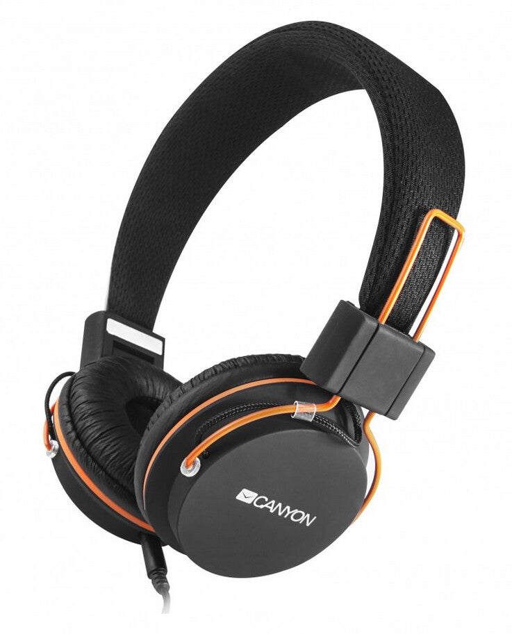 Canyon CNE-CHP2 headphones/headset Wired Head-band Calls/Music Black