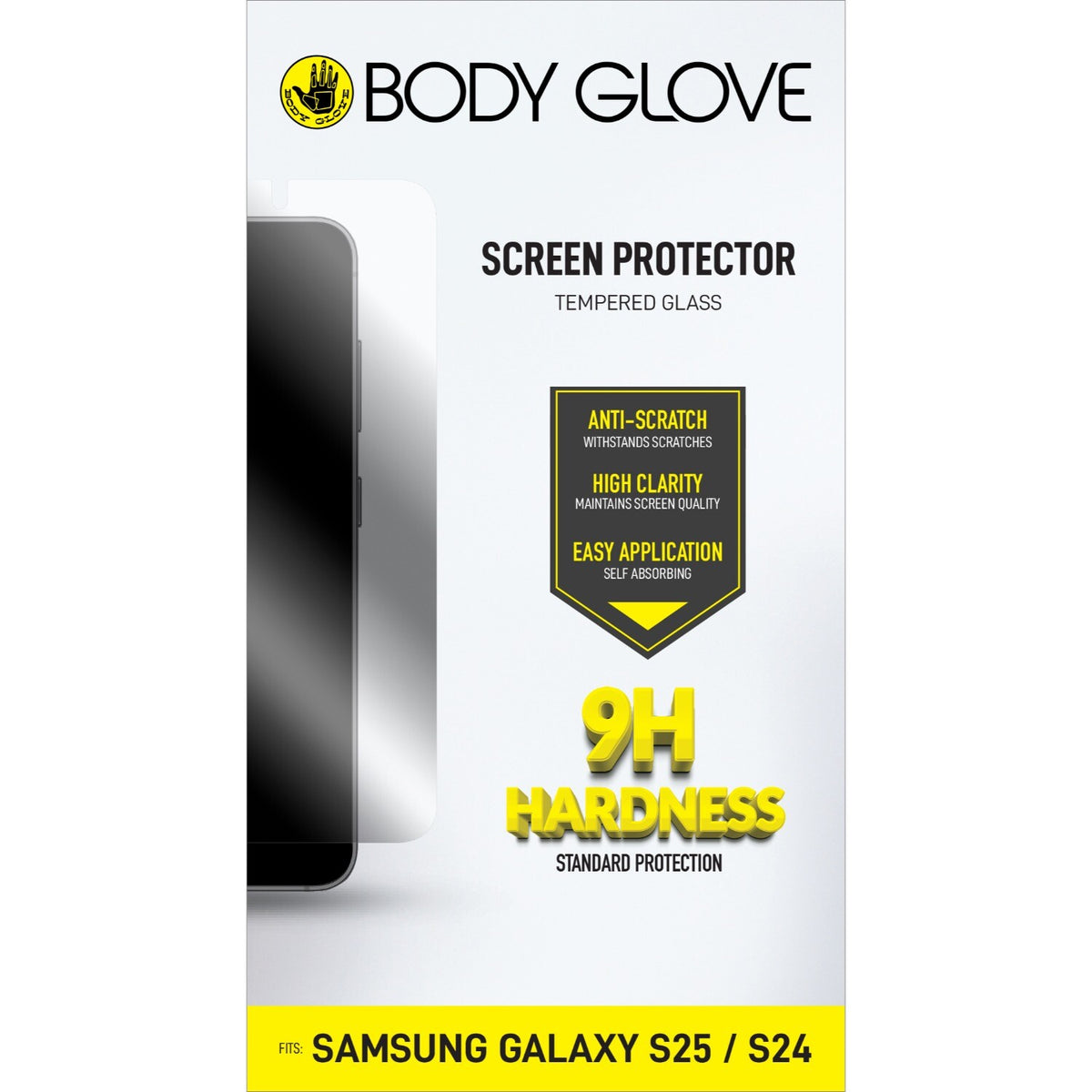 Bodyglove Body Glove Tempered Glass Screen Protector - Samsung Galaxy S25 - Clear
