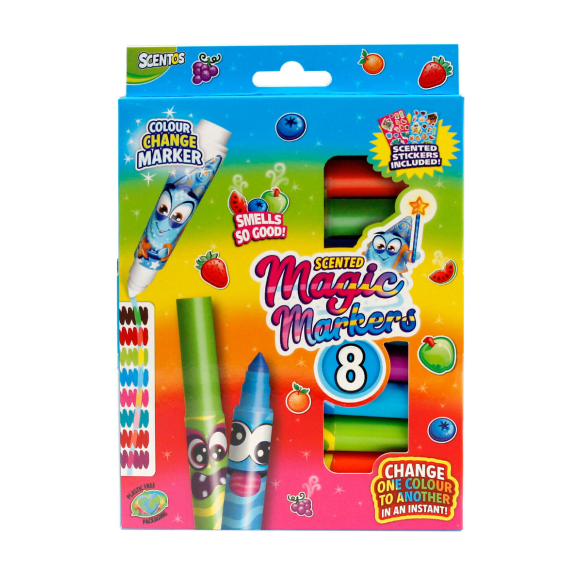 Scentos Scented Magic Markers 8-Pack