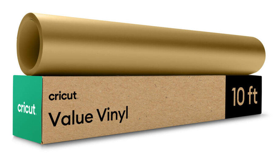Cricut 2012037 self-adhesive vinyl Permanent Gold Matte