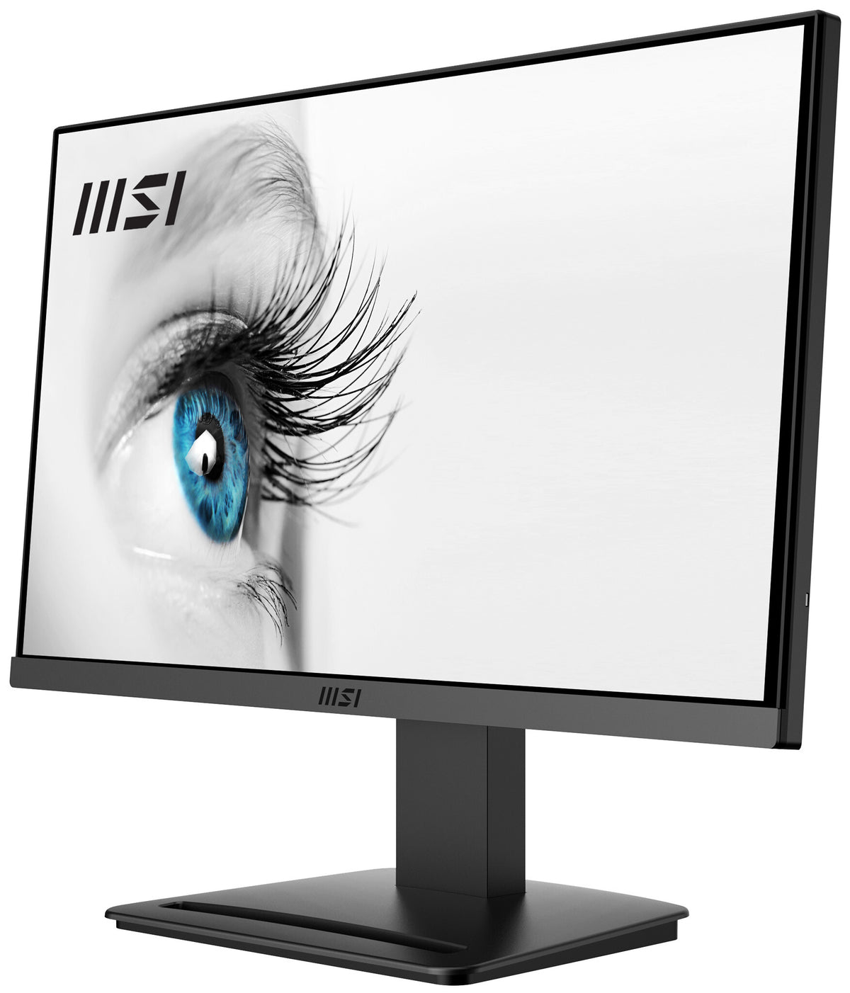 MSI Pro MP223 22.3 Inch Monitor, Full HD (1920 x 1080), 100Hz, VA, 4ms, FreeSync, HDMI, VGA, Anti-Glare, Anti-Flicker, Less Blue light, TÜV Certified, VESA, Kensington, Black