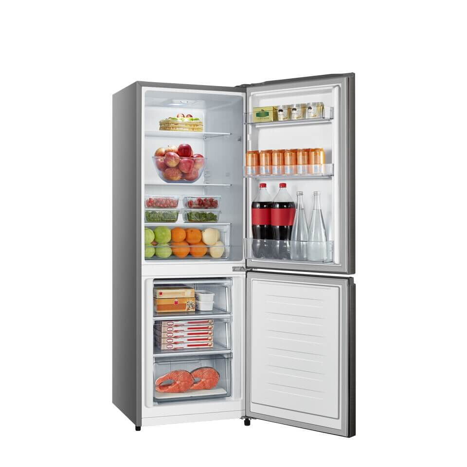 Hisense H310BIT fridge-freezer Freestanding 223 L Stainless steel, Titanium