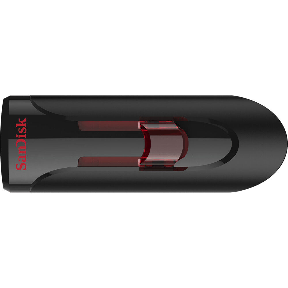 SanDisk UFM 64GB USB CRUZER GLIDE 3.0 USB flash drive USB Type-A 3.2 Gen 1 (3.1 Gen 1) Black, Red