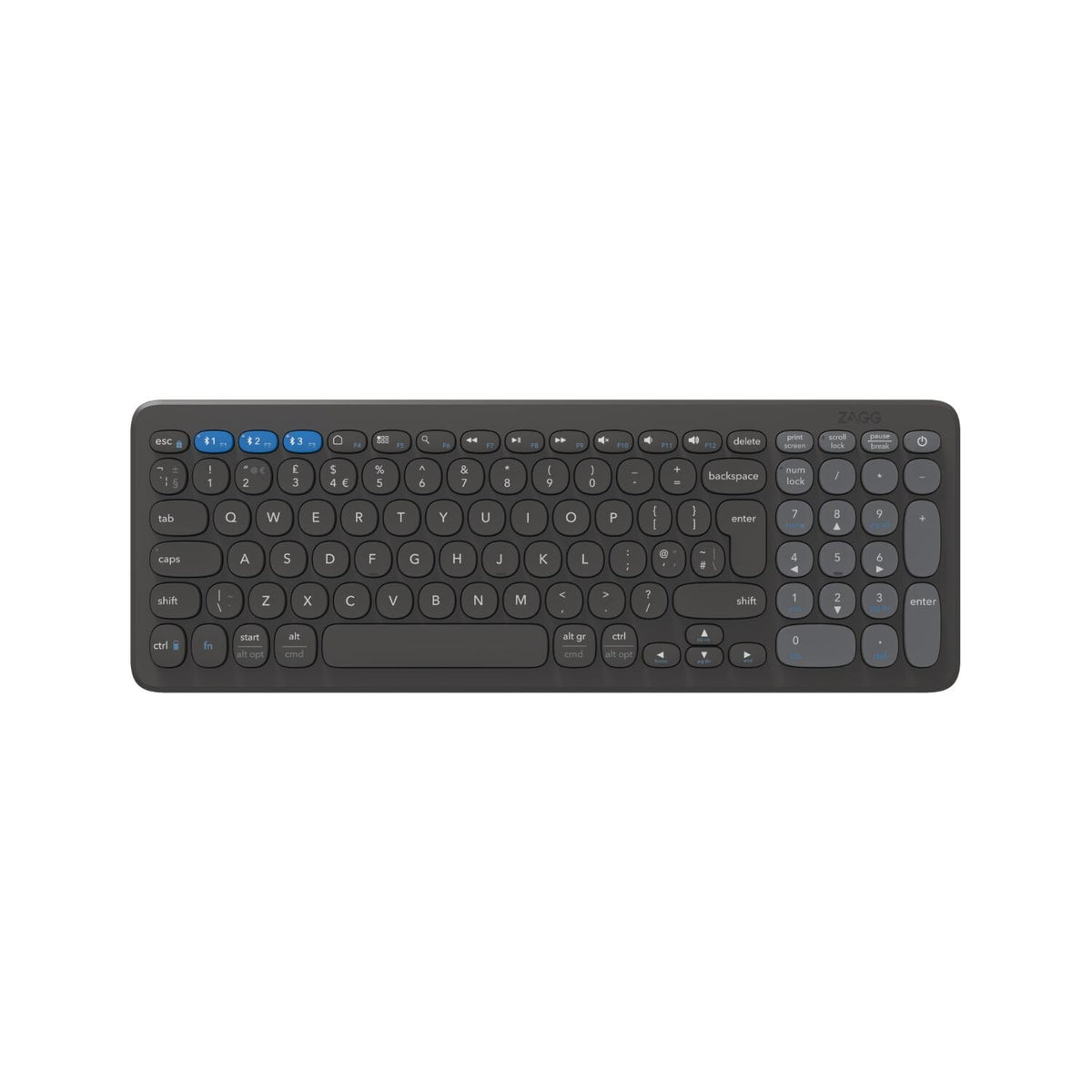 ZAGG Pro Wireless Keyboard 15-Inch - Grey