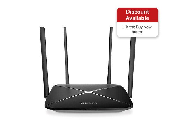 Mercusys AC1200 Wireless Dual Band Gigabit Router