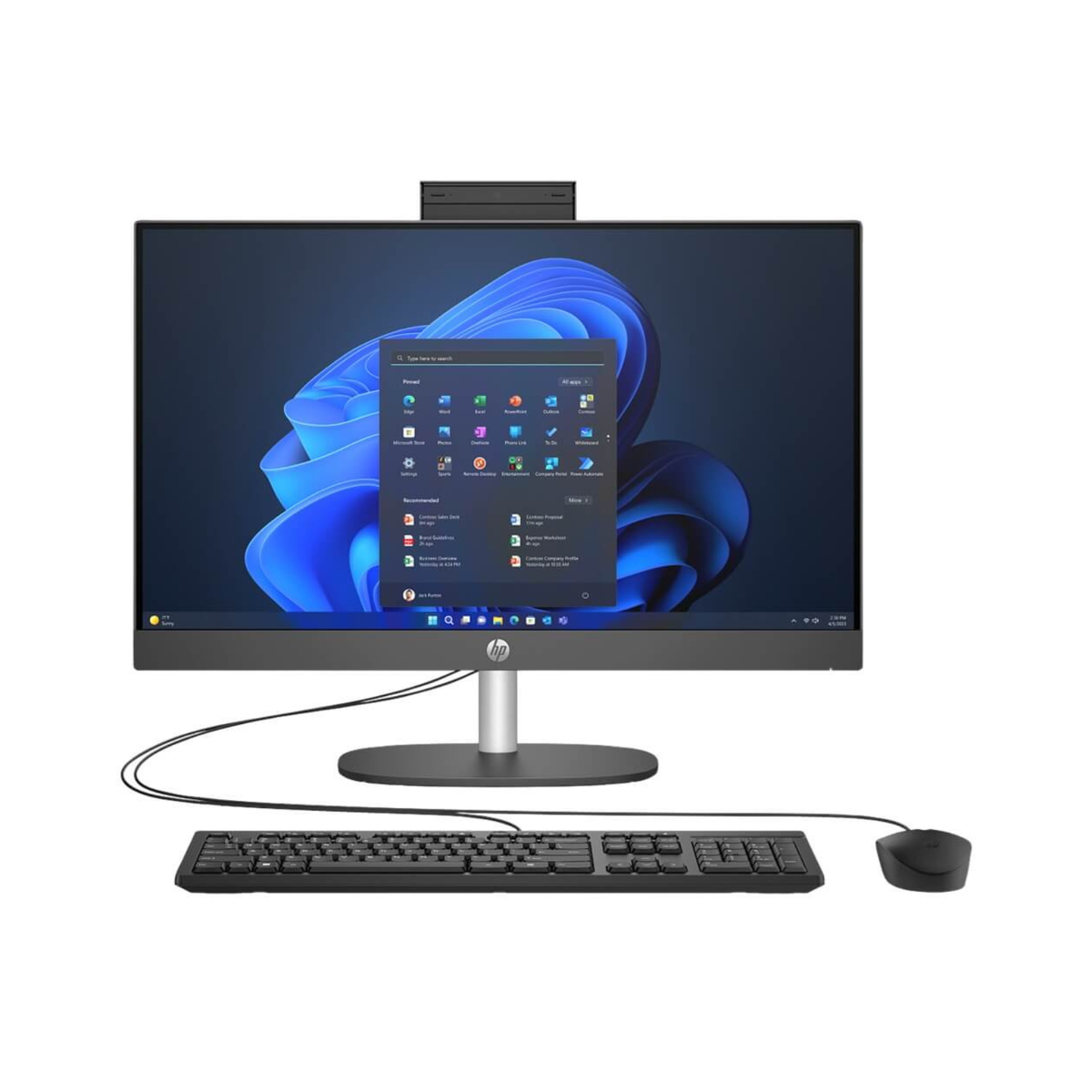 HP ProOne 245 G10 23.8 Ryzen-3 8GB 512GB Win 11 Pro All In One