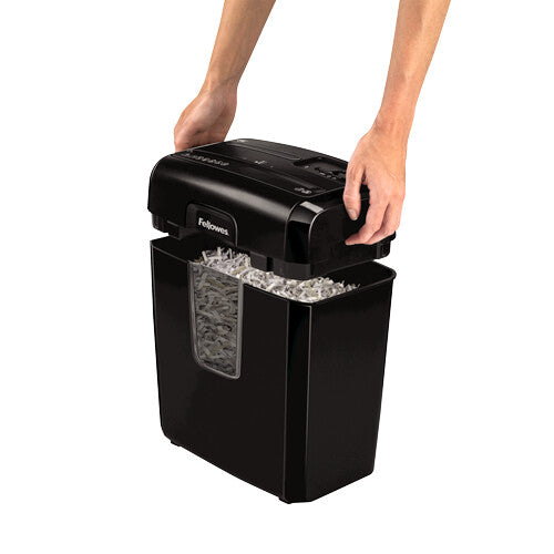 Fellowes 8С paper shredder Cross shredding 22 cm Black