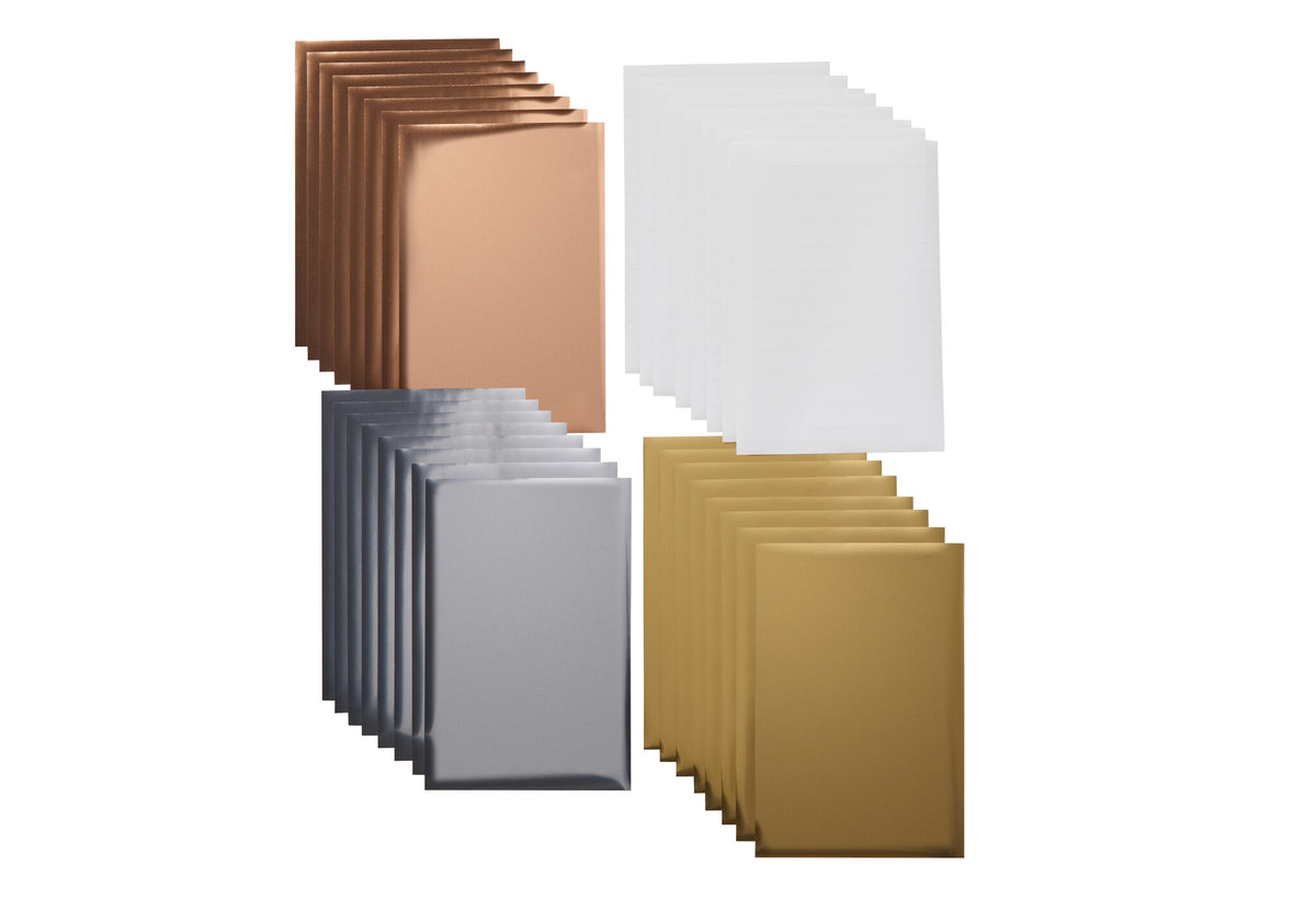 Cricut Transfer Foil Sheets Sampler 10x15cm 24 sheets (Metallic)