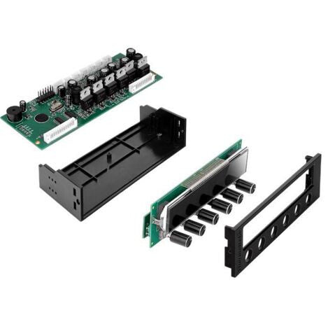 Thermaltake COMMANDER F6 fan speed controller 6 channels LCD Black