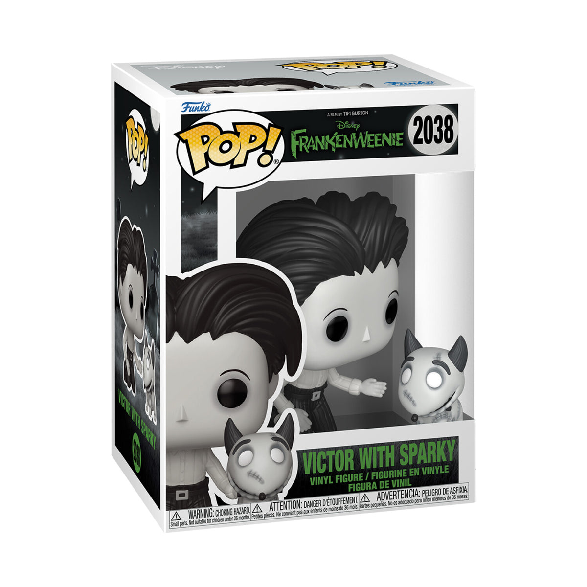Funko Pop! & Buddy: Tim Burtons Frankenweenie - Victor with Sparky