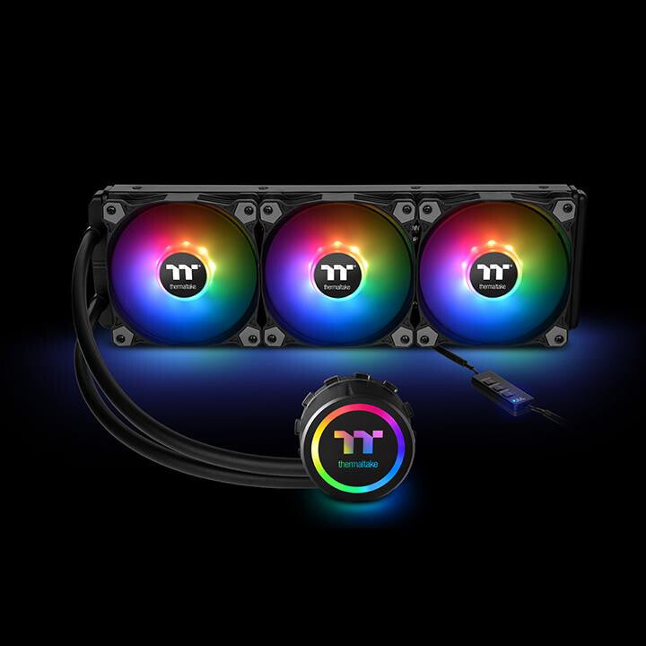 Thermaltake Water 3.0 360 ARGB Sync Processor All-in-one liquid cooler 12 cm Black