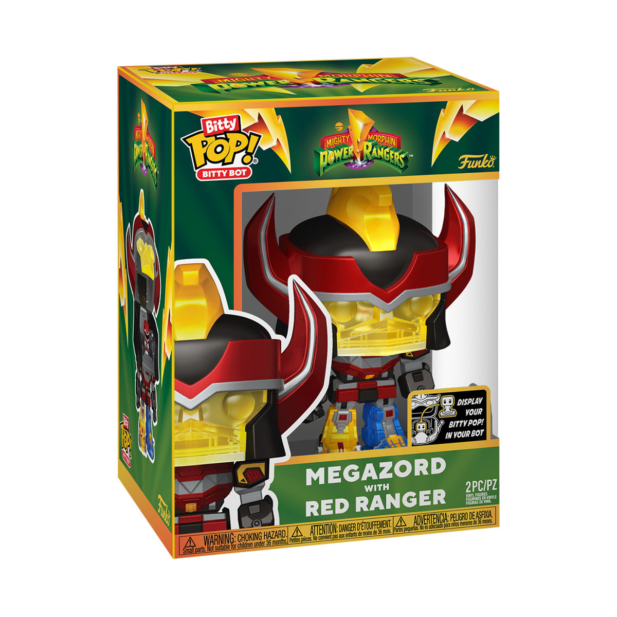 Funko Bitty Pop! Bitty Bot: Mighty Morphin Power Rangers - Megazord With Red Ranger