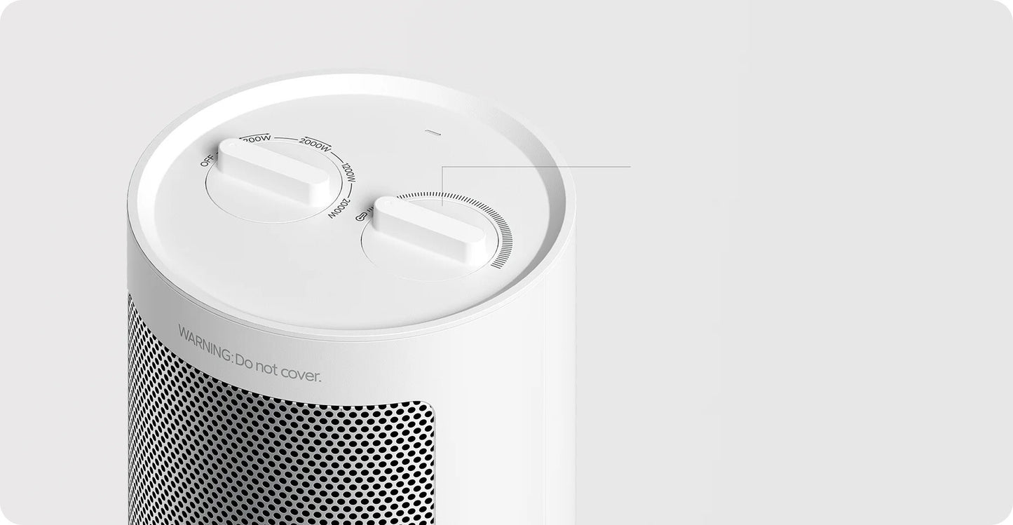 Xiaomi Fan Heater EU Indoor Grey, White 2000 W Fan electric space heater