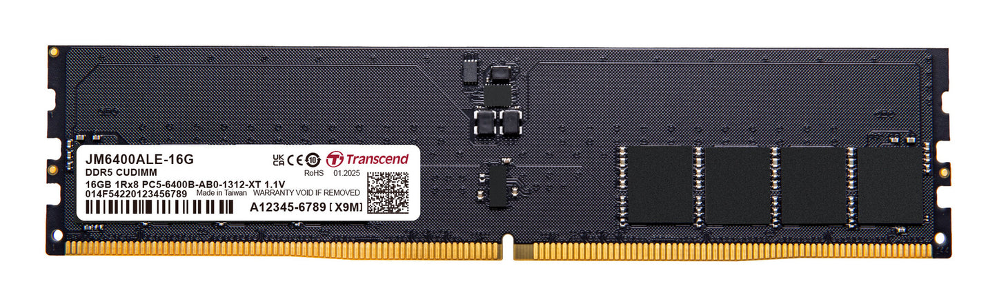 Transcend JetRam JM6400ALE-16G memory module 16 GB 1 x 16 GB DDR5