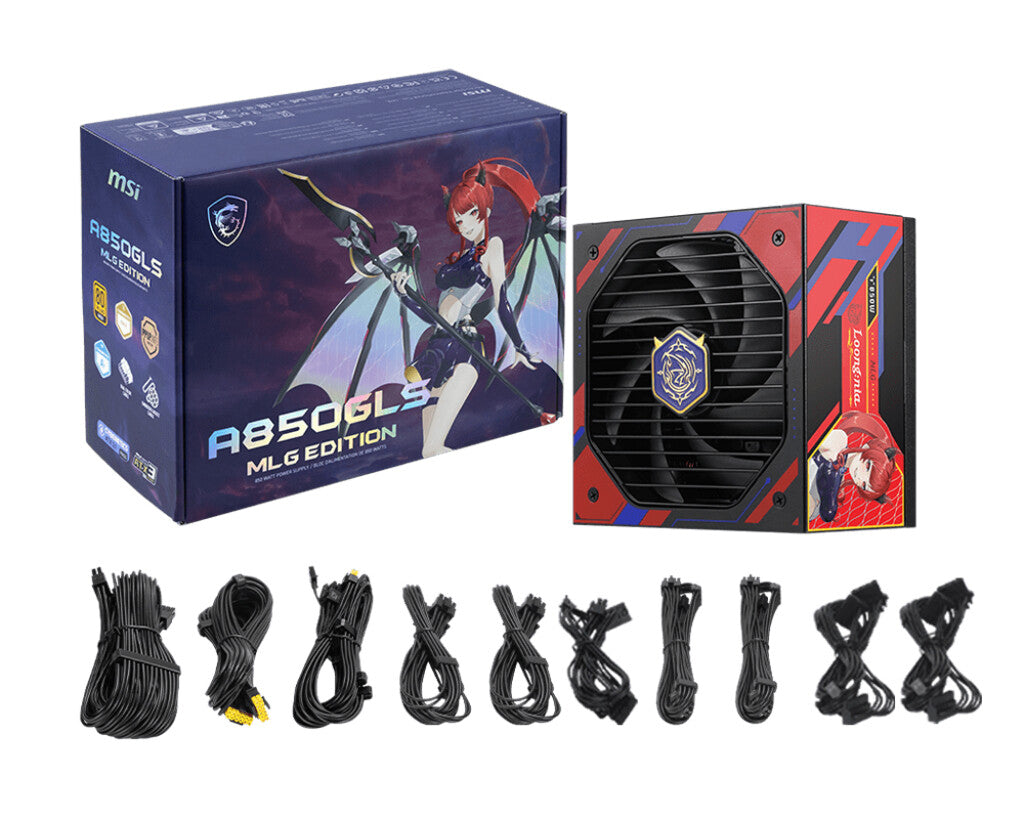 MSI A850GLS MLG EDITION power supply unit 850 W 24-pin ATX ATX Black