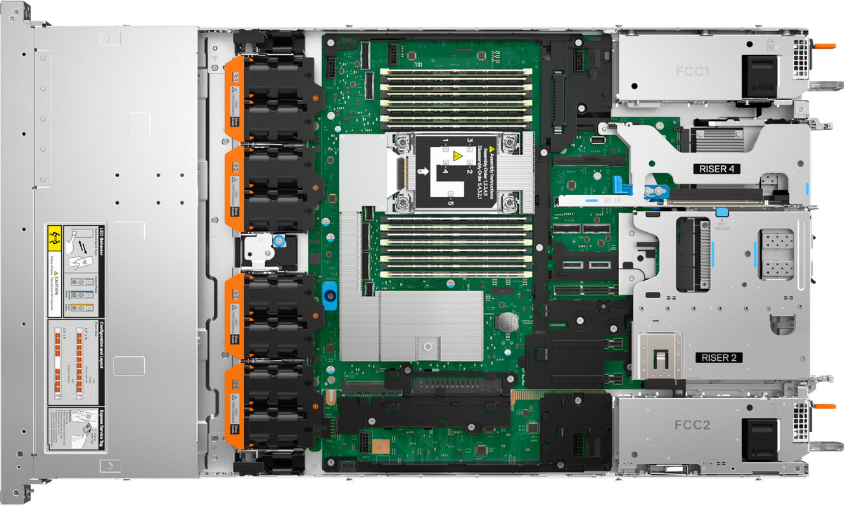 DELL PowerEdge R470 server 480 GB Rack (1U) Intel Xeon 6 6507P 3.5 GHz 32 GB DDR5-SDRAM 1100 W