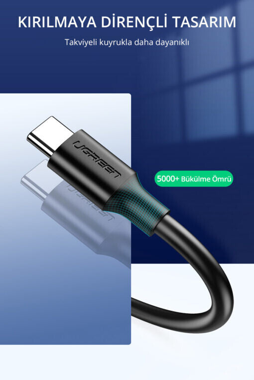 Ugreen 20883 USB cable USB 3.2 Gen 1 (3.1 Gen 1) 1.5 m USB A USB C 5 Gbit/s Black