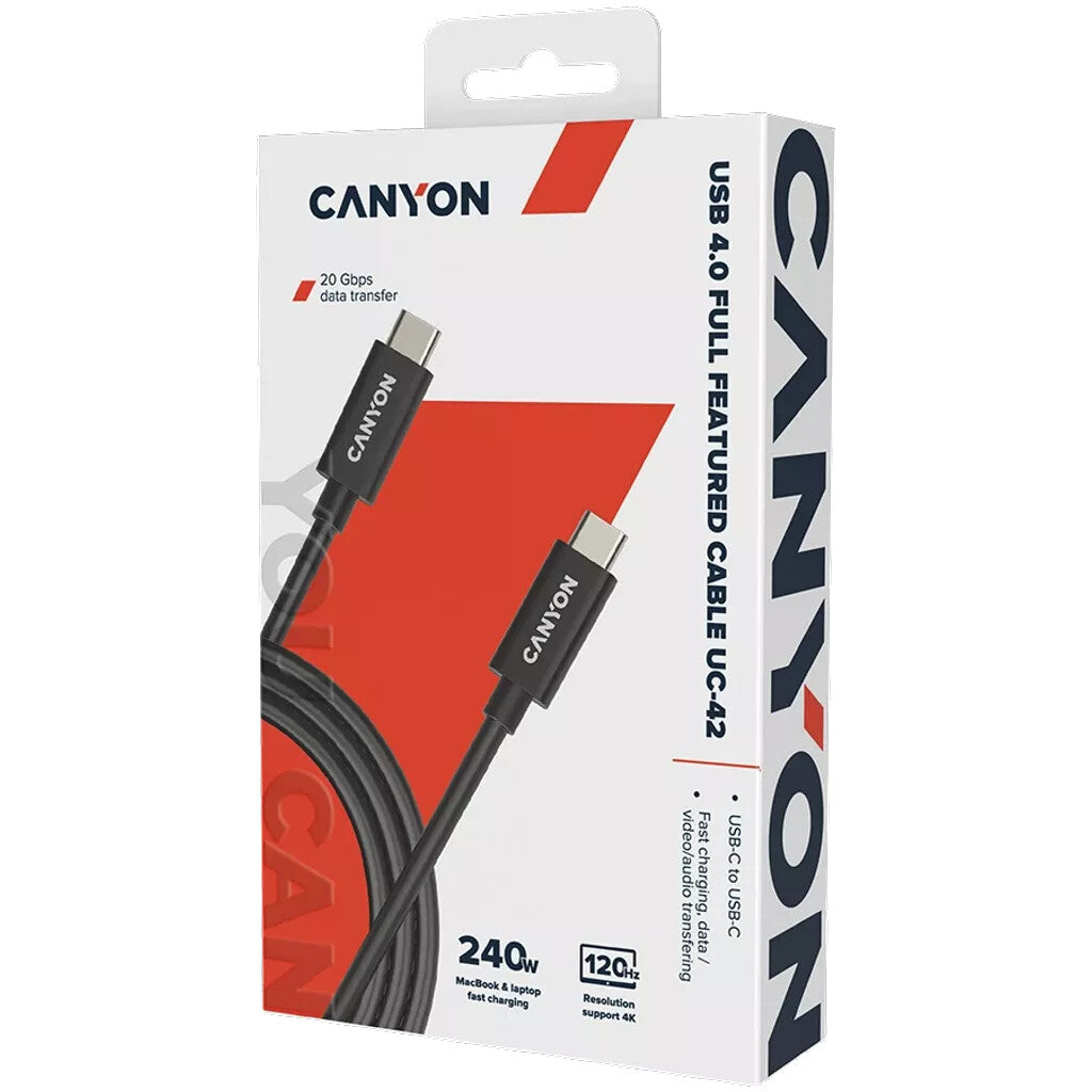 Canyon CNS-USBC42B USB cable 2 m USB C Black