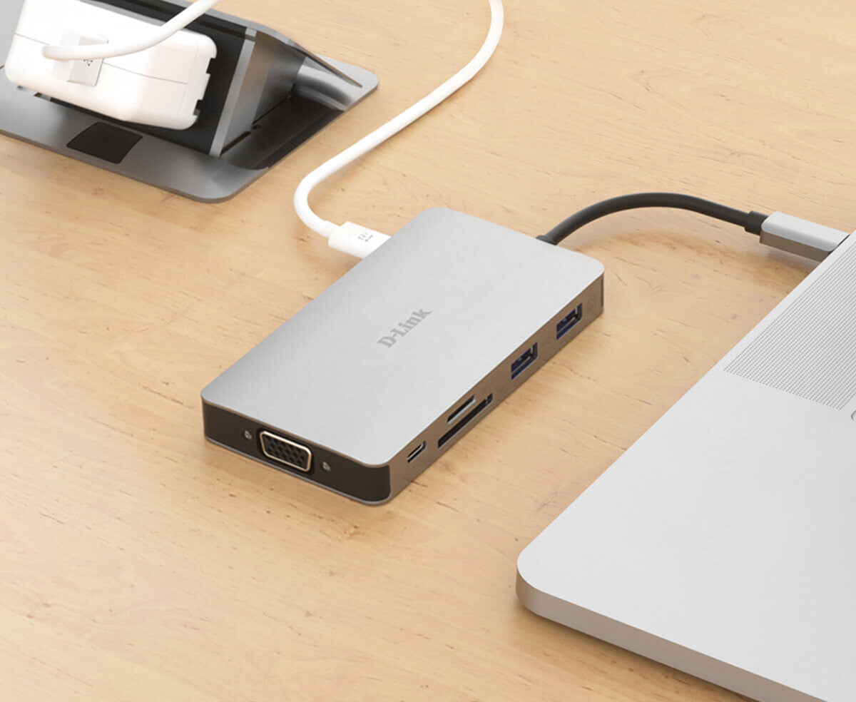 D-Link DUB-M910 laptop dock/port replicator Wired USB 3.2 Gen 1 (3.1 Gen 1) Type-C Grey