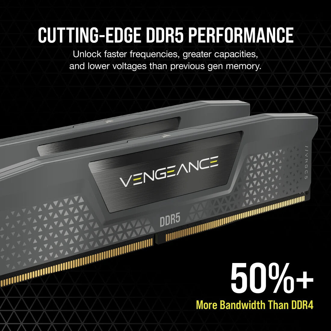 Corsair Vengeance 32GB (2x16GB) DDR5 DRAM 6000MT/S CL38 Memory Kit — GREY