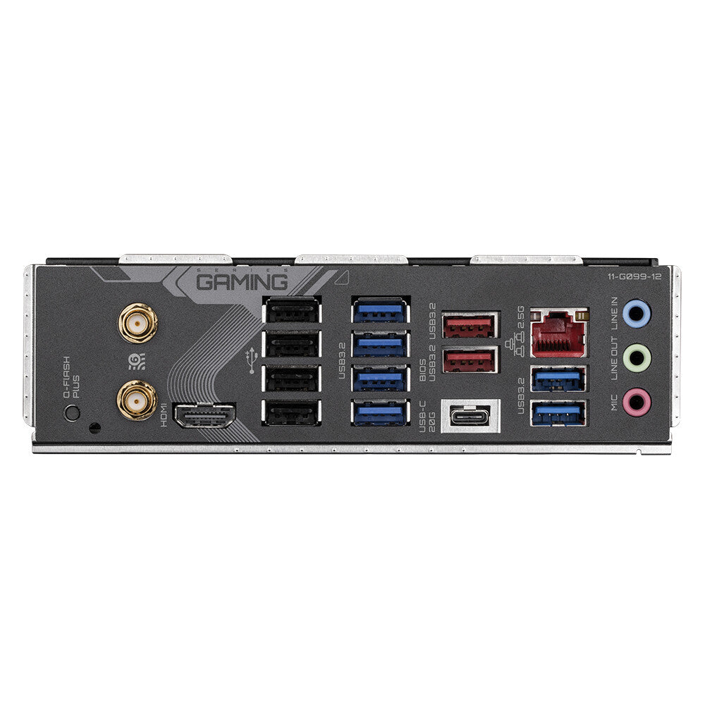 Gigabyte X670 GAMING X AX V2 Motherboard - Supports AMD Ryzen 7000 CPUs, 16+2+2 phases VRM, up to 8000MHz DDR5 (OC), 4xPCIe 4.0 M.2, Wi-Fi 6E, 2.5GbE LAN, USB 3.2 Gen 2