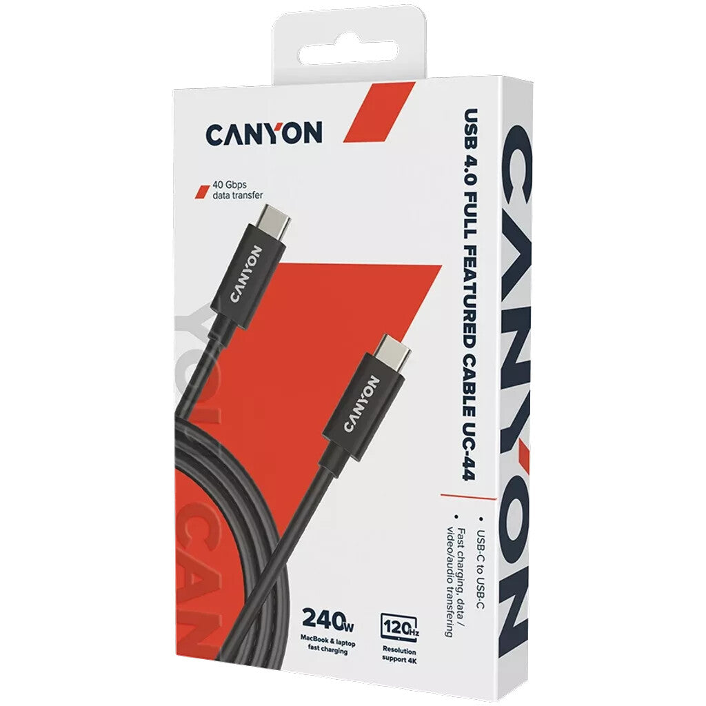 Canyon CNS-USBC44B USB cable 1 m USB C Black