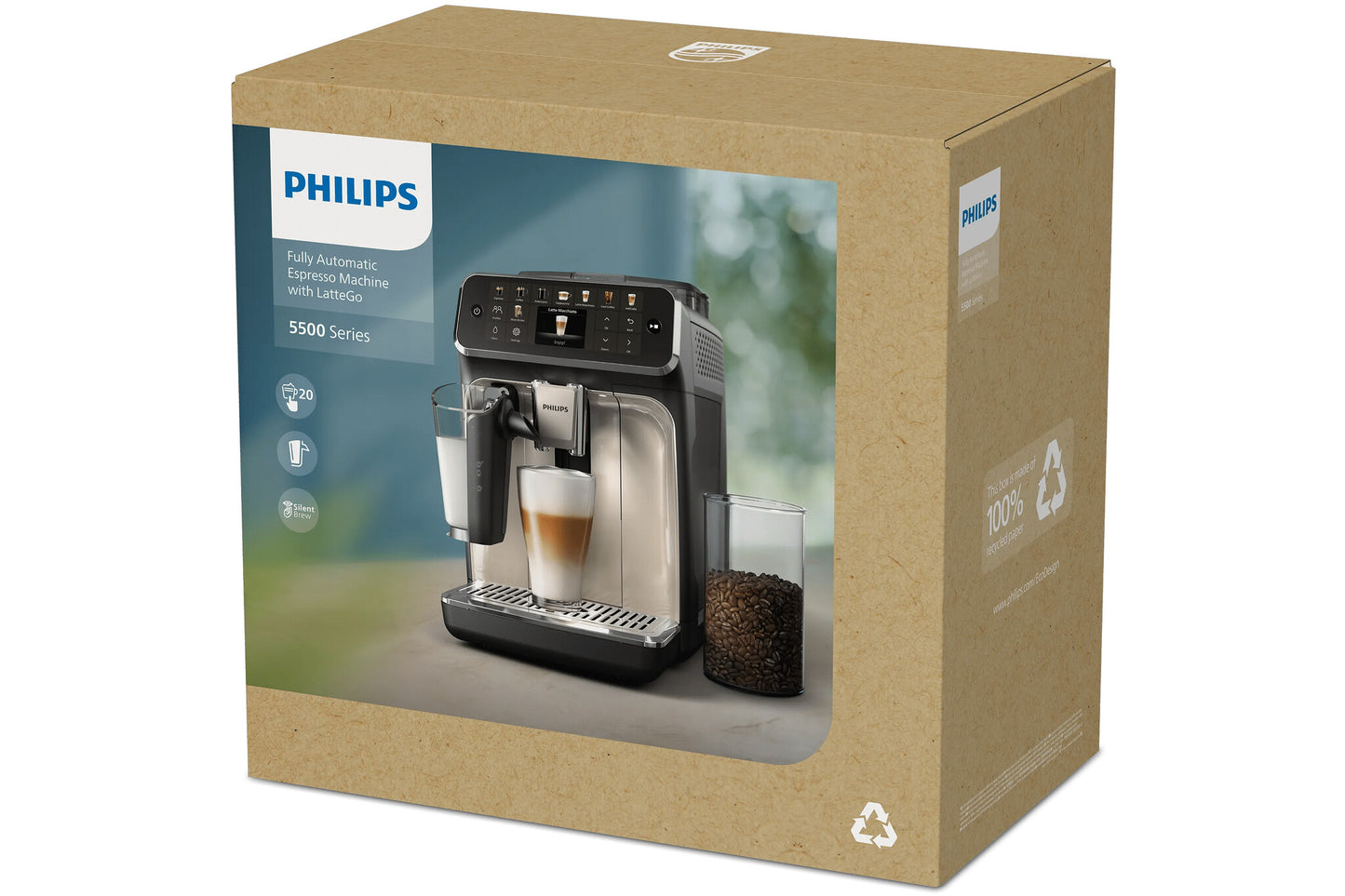 Philips 5500 series EP5547/90 coffee maker Fully-auto Espresso machine 1.8 L