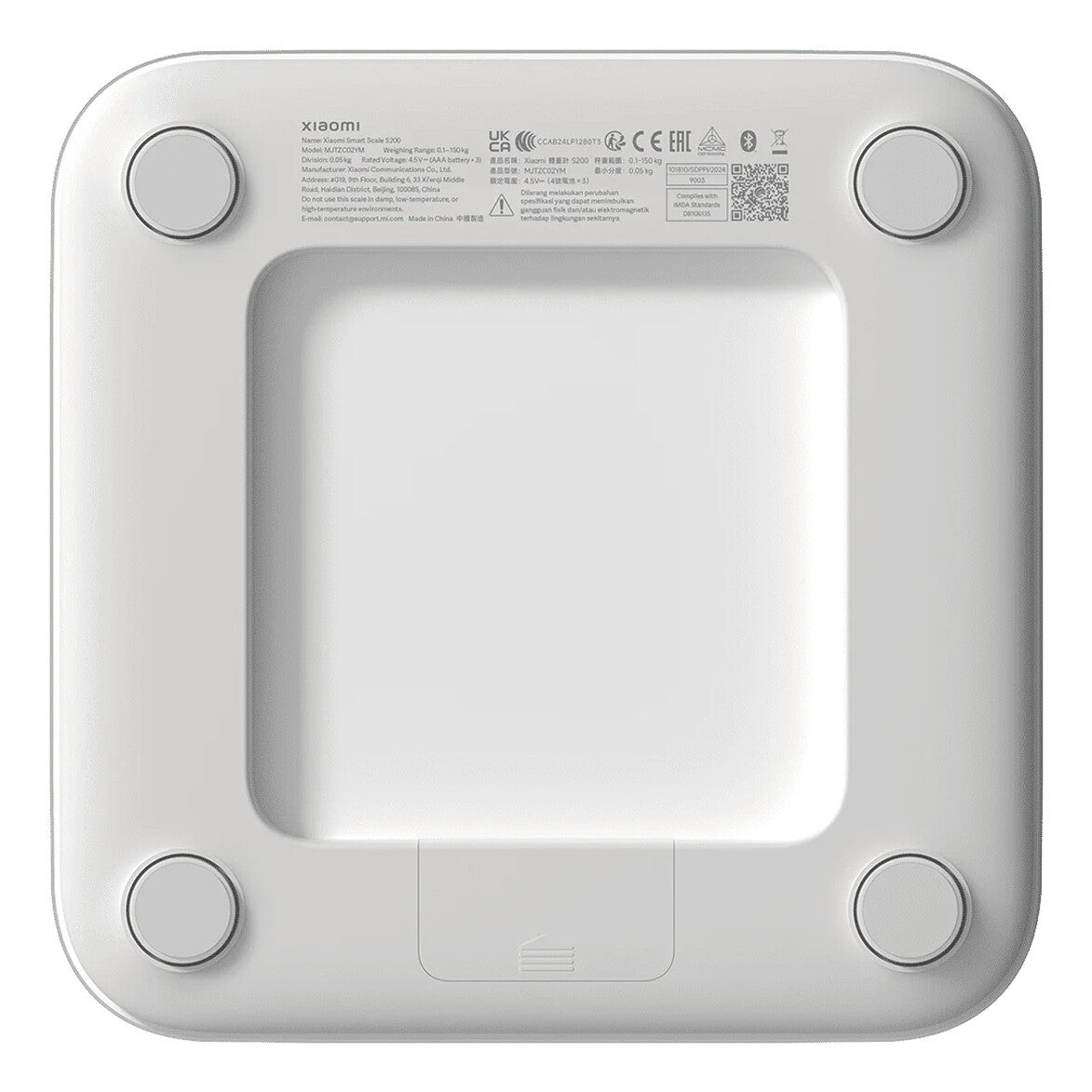 Xiaomi Smart Scale S200 Square White Electronic personal scale