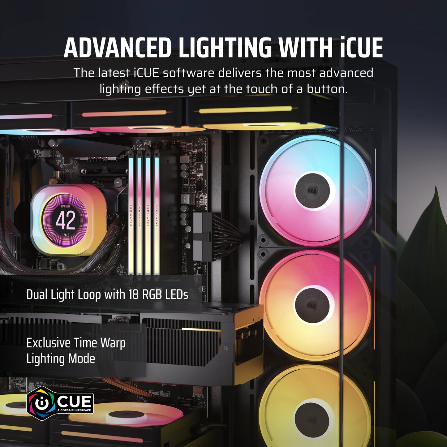 Corsair iCUE LINK LX140-R RGB Computer case Fan 14 cm Black 1 pc(s)