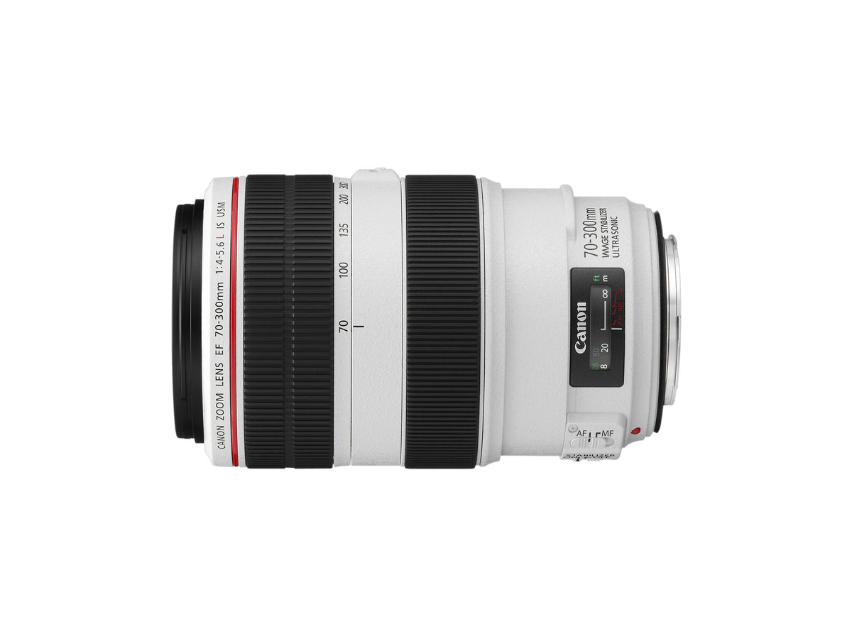Canon EF 70-300mm f/4-5.6L IS USM SLR Telephoto lens Black, White