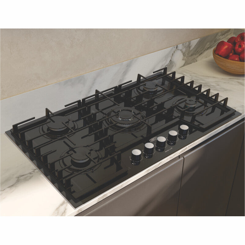 Defy DHG931 hob Black Built-in 89 cm Gas 5 zone(s)