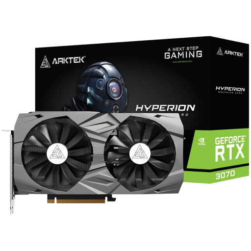 Arktek RTX 3070 GDDR6 8GB 256BIT Twin Fans