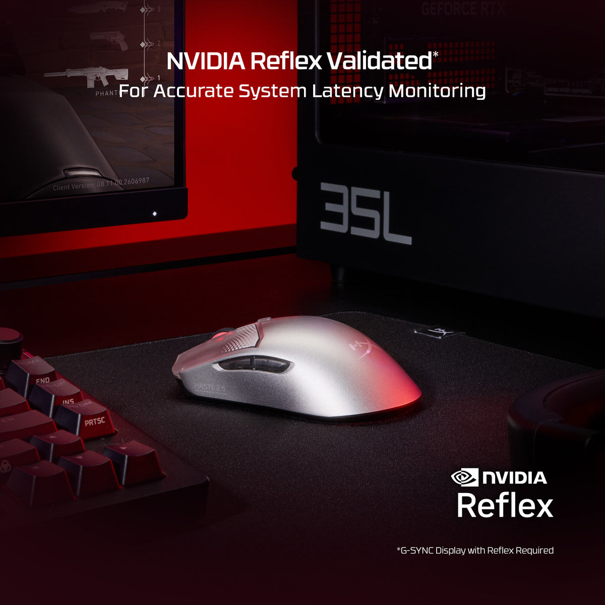 HyperX Pulsefire Haste 2 S Navy Wireless Gaming Mouse