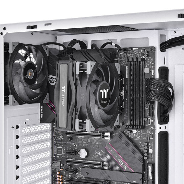 Thermaltake Toughair 310 Processor Cooler 12 cm Black, Silver