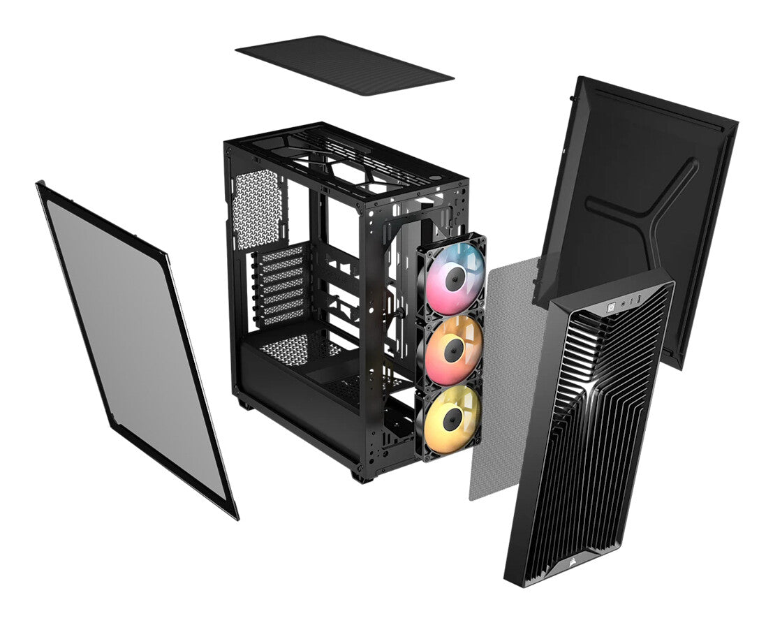 Corsair 3200D RS ARGB Mid-Tower PC Case Midi Tower Black