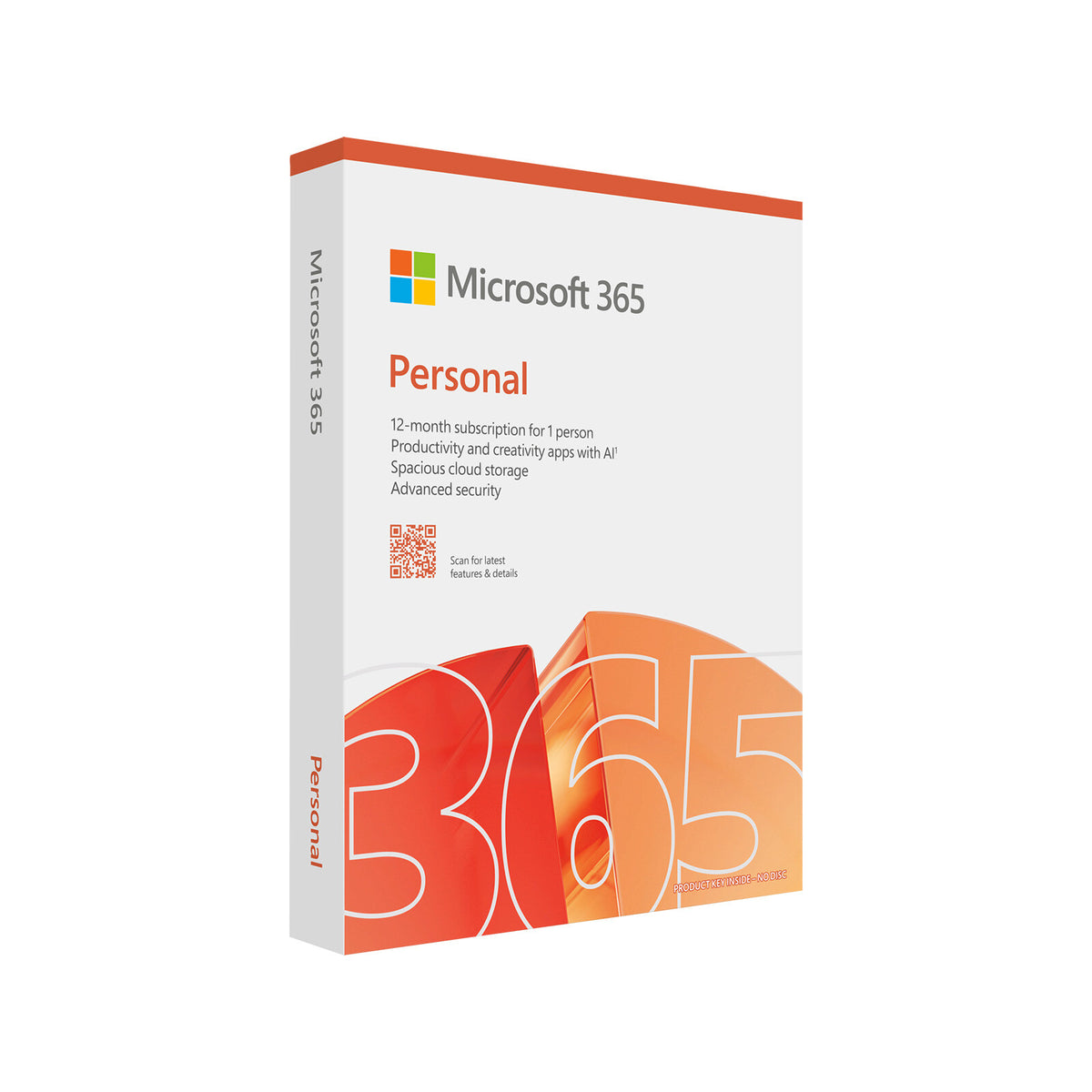 Microsoft M365 Personal English Africa Only Medialess 1 Year Subscription. OS: Windows 10 or Windows 11 - EP2-32403.