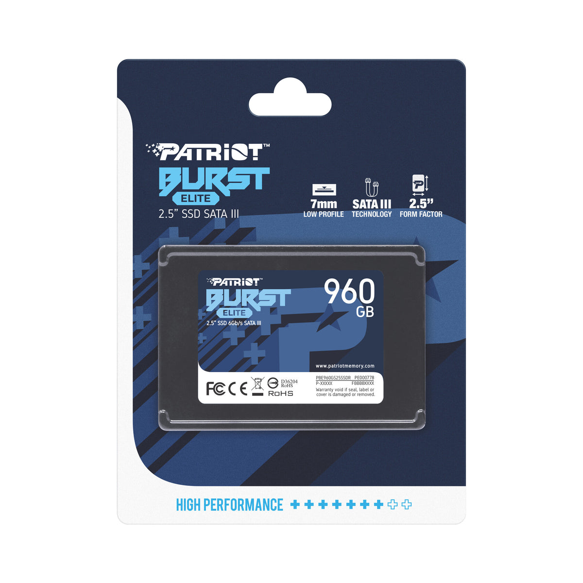 Patriot Memory Patriot Burst Elite 960GB 2.5 SATA III SSD