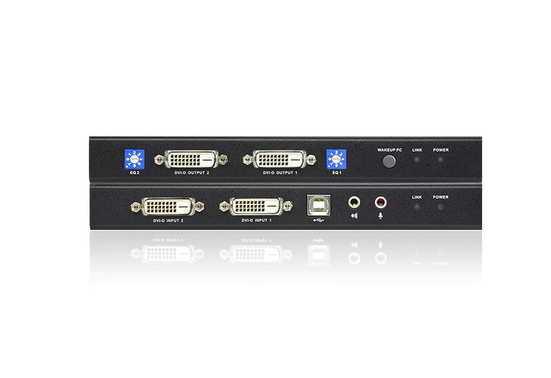 ATEN USB Dual View DVI KVM Extender with Audio and RS-232 (60m)