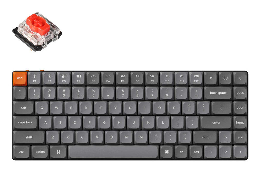 Keychron K3 Max keyboard Universal USB + RF Wireless + Bluetooth Grey