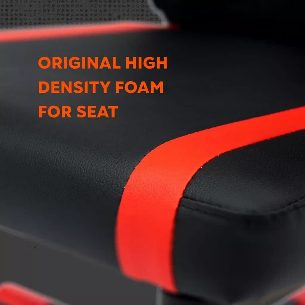 Canyon Flow MCH01 Gaming armchair Hard seat Black, Red