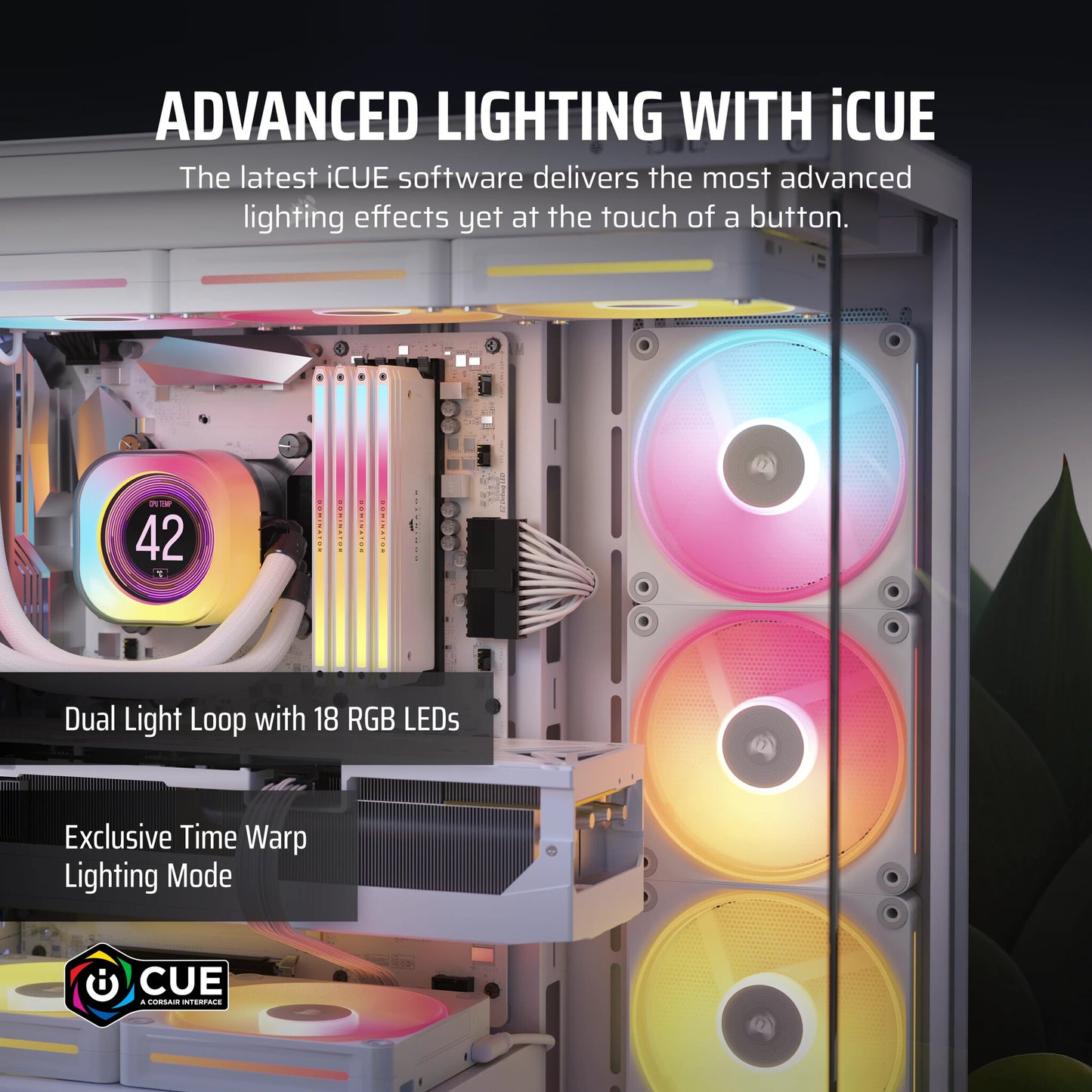 Corsair iCUE LINK LX120-R RGB Computer case Fan 12 cm White 1 pc(s)